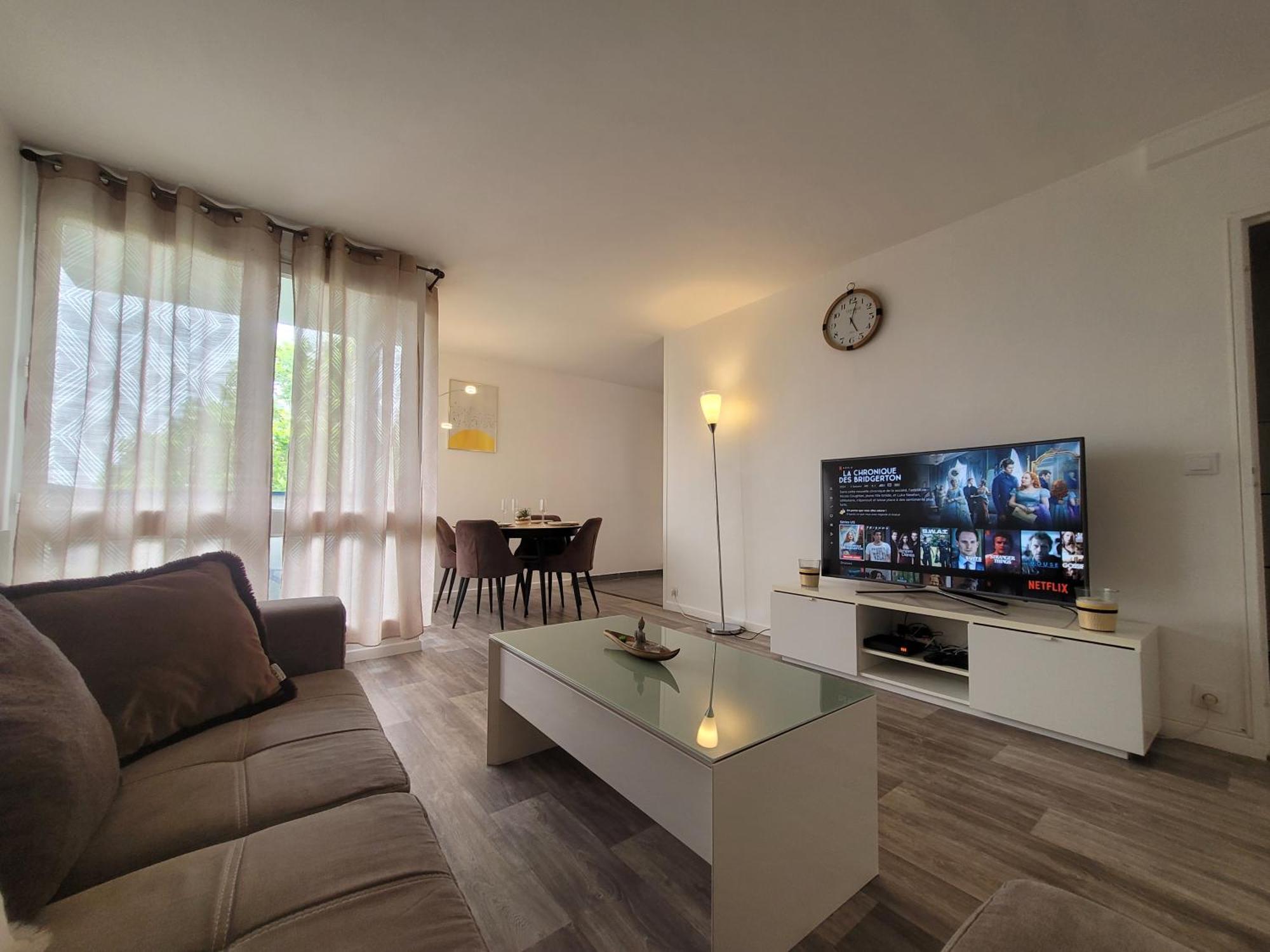 Parisian Retreat Pour 5 Personnes - 12 Min De Paris - Proche Gare Apartment Deuil-la-Barre Ngoại thất bức ảnh